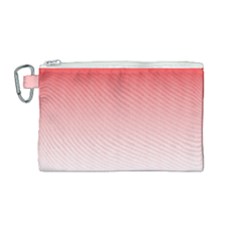 A Red And White Background With Small Squares Canvas Cosmetic Bag (medium) by catchydesignhill