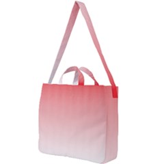 A Red And White Background With Small Squares Square Shoulder Tote Bag by catchydesignhill