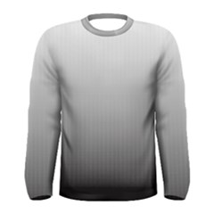 A Black And White Photo Of A Wall Men s Long Sleeve T-shirt