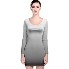 A Black And White Photo Of A Wall Long Sleeve Velvet Bodycon Dress