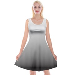 A Black And White Photo Of A Wall Reversible Velvet Sleeveless Dress