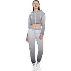 A Black And White Photo Of A Wall Cropped Zip Up Lounge Set by catchydesignhill