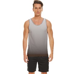 A Black And White Photo Of A Wall Men s Wide Collar Tank Top