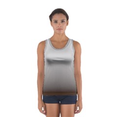 A Black And White Photo Of A Wall Sport Tank Top  by catchydesignhill