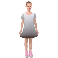 A Black And White Photo Of A Wall Kids  Short Sleeve Velvet Dress