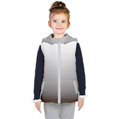 A Black And White Photo Of A Wall Kids  Hooded Puffer Vest