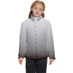 A Black And White Photo Of A Wall Kids  Puffer Bubble Jacket Coat by catchydesignhill