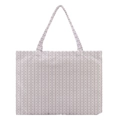 A White Background With A Brown Pattern On It Medium Tote Bag by catchydesignhill