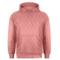 A Red And White Background With A Pattern Men s Core Hoodie