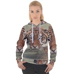 Swimming Tiger Women s Overhead Hoodie