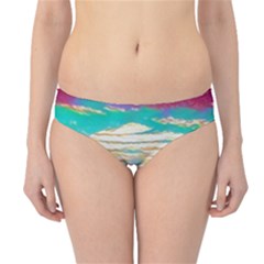 Vibrant Sunset Over Serene Lake Hipster Bikini Bottoms by ExtraGoodSauce