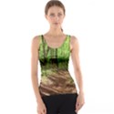 Peaceful Green Forest Walk Women s Basic Tank Top View1