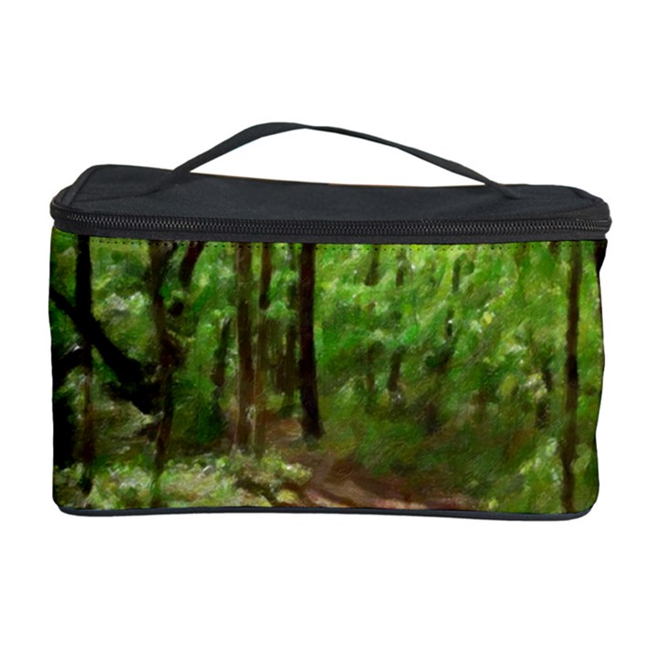 Peaceful Green Forest Walk Cosmetic Storage Case