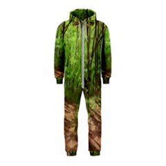 Peaceful Green Forest Walk Hooded Jumpsuit (kids)