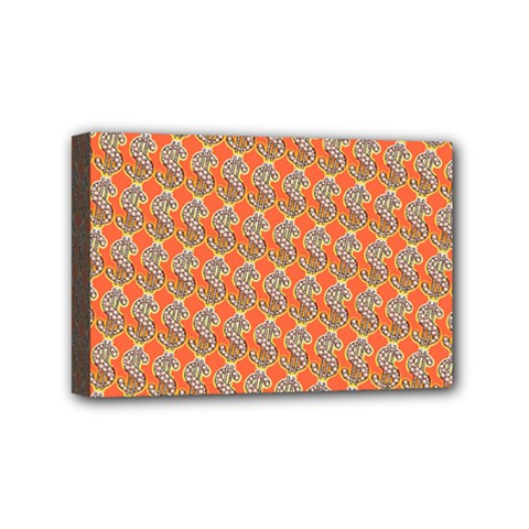 Diamond Dollar Sign Pattern Mini Canvas 6  X 4  (stretched) by ExtraGoodSauce