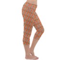 Diamond Dollar Sign Pattern Capri Yoga Leggings View3