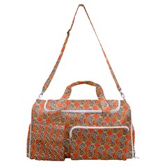 Diamond Dollar Sign Pattern Sports Gym Duffle Bag With Shoe Compartment by ExtraGoodSauce