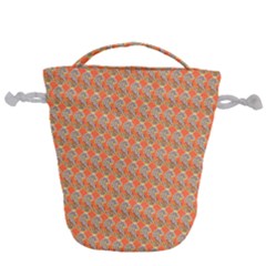 Diamond Dollar Sign Pattern Drawstring Bucket Bag by ExtraGoodSauce