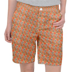 Diamond Dollar Sign Pattern Women s Pocket Shorts by ExtraGoodSauce