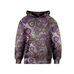 Abstract Molecular Space Art Kids  Pullover Hoodie