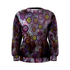 Abstract Molecular Space Art Women s Sweatshirt