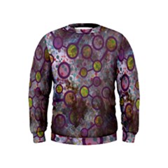 Abstract Molecular Space Art Kids  Sweatshirt