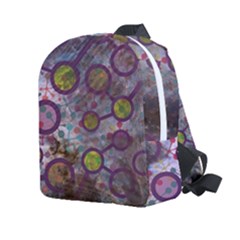 Abstract Molecular Space Art Kids  Age 2-4 Lightweight Preschool Backpack by ExtraGoodSauce