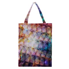 Cosmic Owls Pattern Classic Tote Bag by ExtraAwesomeSauce