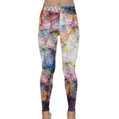 Cosmic Owls Pattern Classic Yoga Leggings by ExtraGoodSauce