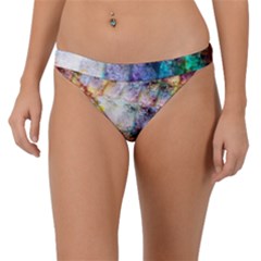 Cosmic Owls Pattern Band Bikini Bottoms by ExtraGoodSauce