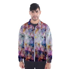 Cosmic Owls Pattern Men s Windbreaker