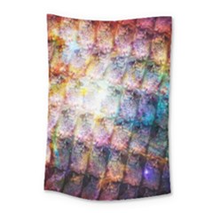 Cosmic Owls Pattern Small Tapestry