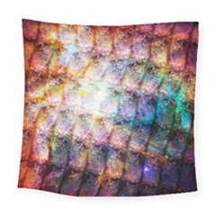 Cosmic Owls Pattern Square Tapestry (large) by ExtraGoodSauce