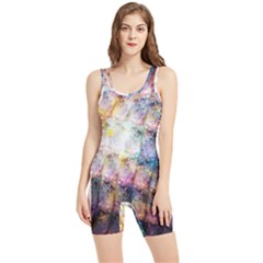 Cosmic Owls Pattern Women s Wrestling Singlet by ExtraGoodSauce