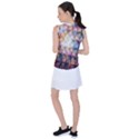 Cosmic Owls Pattern Women s Sleeveless Sports Top View2