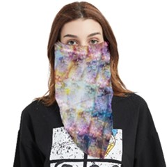 Cosmic Owls Pattern Face Covering Bandana (triangle) by ExtraGoodSauce