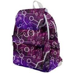 Cosmic Network Geometric Art Top Flap Backpack by ExtraGoodSauce