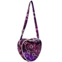 Cosmic Network Geometric Art Heart Shoulder Bag View2