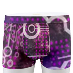 Cosmic Network Geometric Art Men s Boxer Briefs by ExtraGoodSauce