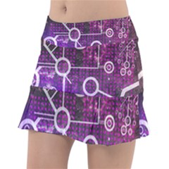 Cosmic Network Geometric Art Classic Tennis Skirt by ExtraGoodSauce