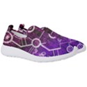 Cosmic Network Geometric Art Men s Slip On Sneakers View3