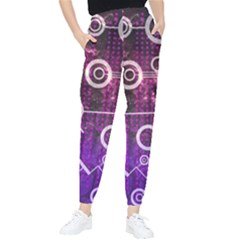 Cosmic Network Geometric Art Women s Tapered Pants by ExtraGoodSauce