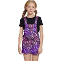 Cosmic Network Geometric Art Kids  Short Overalls View1