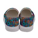 Abstract Tech Galaxy Design Women s Canvas Slip Ons View4