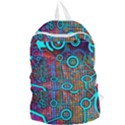 Abstract Tech Galaxy Design Foldable Lightweight Backpack View1