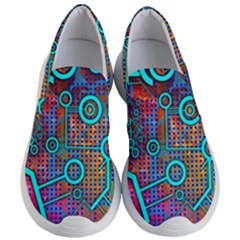 Abstract Tech Galaxy Design Women s Lightweight Slip Ons by ExtraGoodSauce