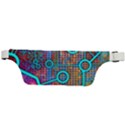 Abstract Tech Galaxy Design Active Waist Bag View2