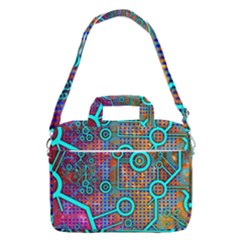 Abstract Tech Galaxy Design Macbook Pro 15  Shoulder Laptop Bag by ExtraGoodSauce