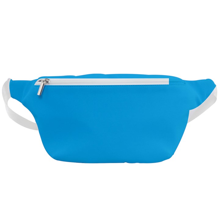 A Blue Sky With A Plane Flying In The Sky Waist Bag 