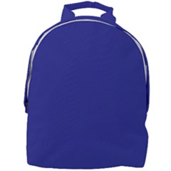 A Blue Wall With A Clock On It Mini Full Print Backpack